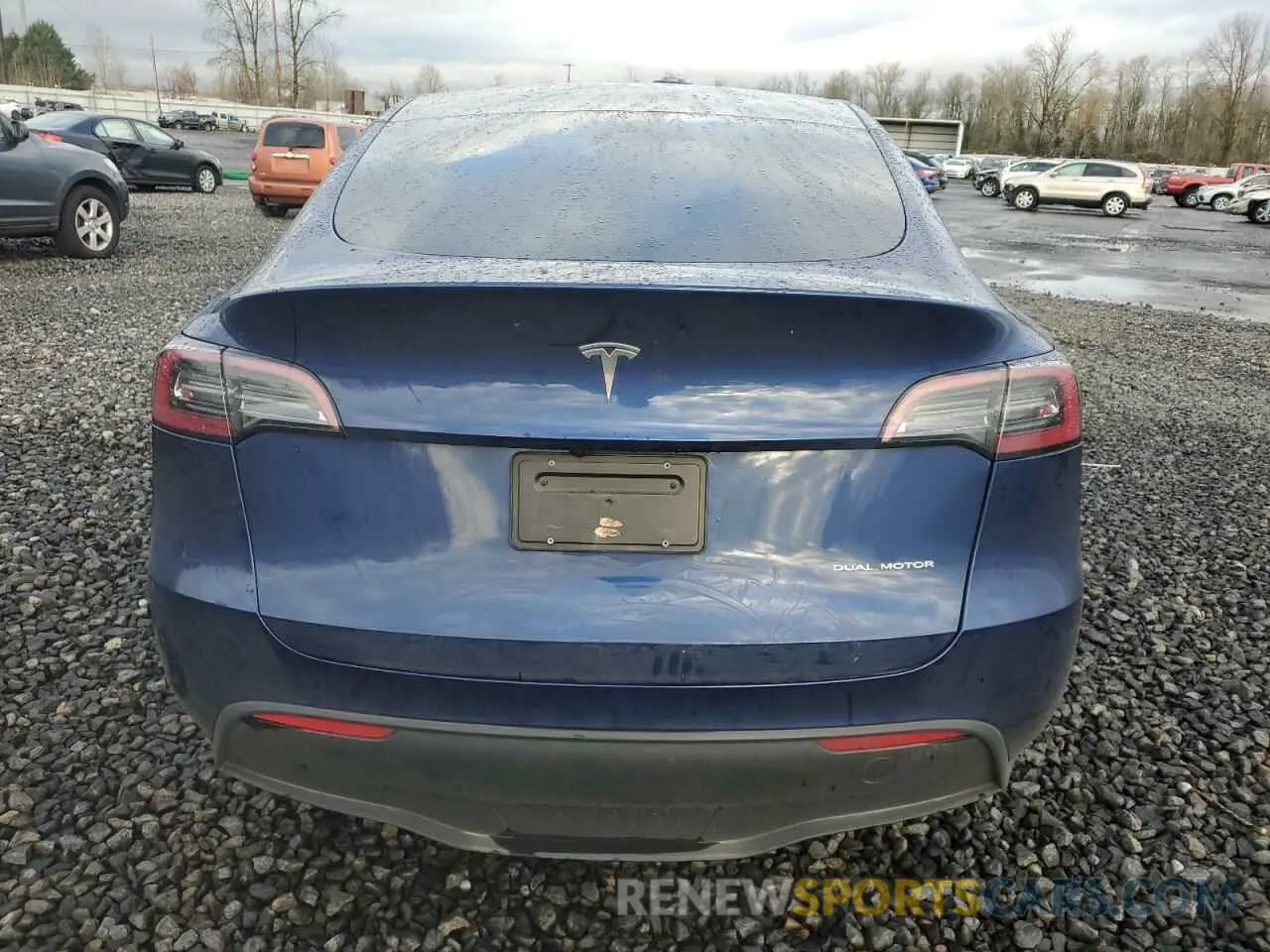 6 fotografías del automóvil dañado 7SAYGAEE7PF824973 TESLA MODEL Y 2023