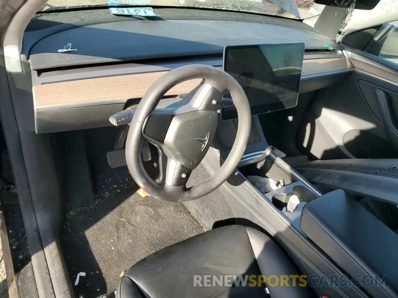 8 fotografías del automóvil dañado 7SAYGAEE7PF859030 TESLA MODEL Y 2023
