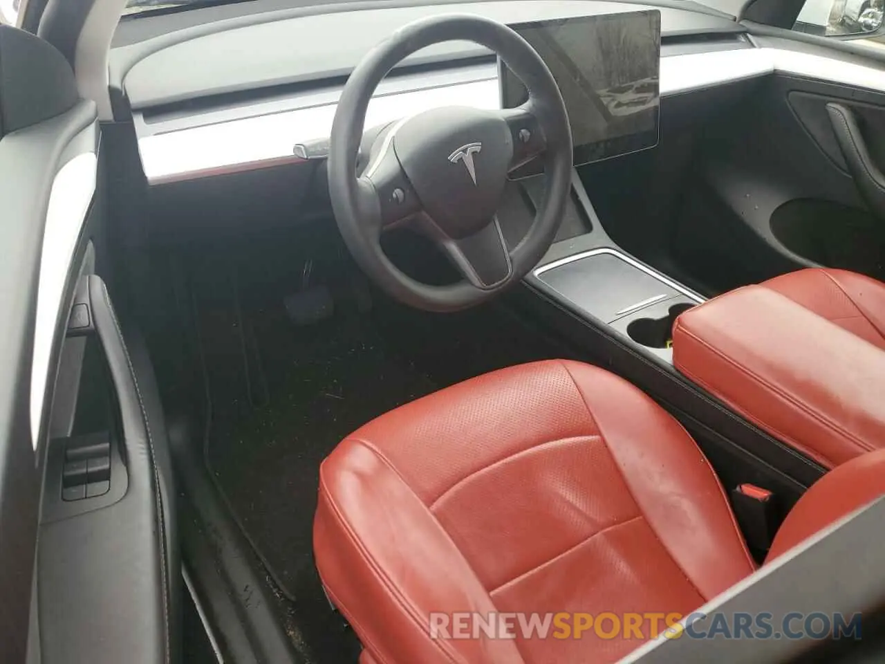 8 fotografías del automóvil dañado 7SAYGAEE7PF911417 TESLA MODEL Y 2023