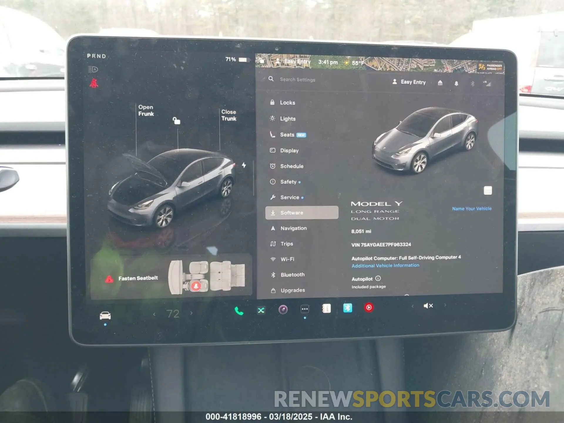19 fotografías del automóvil dañado 7SAYGAEE7PF963324 TESLA MODEL Y 2023