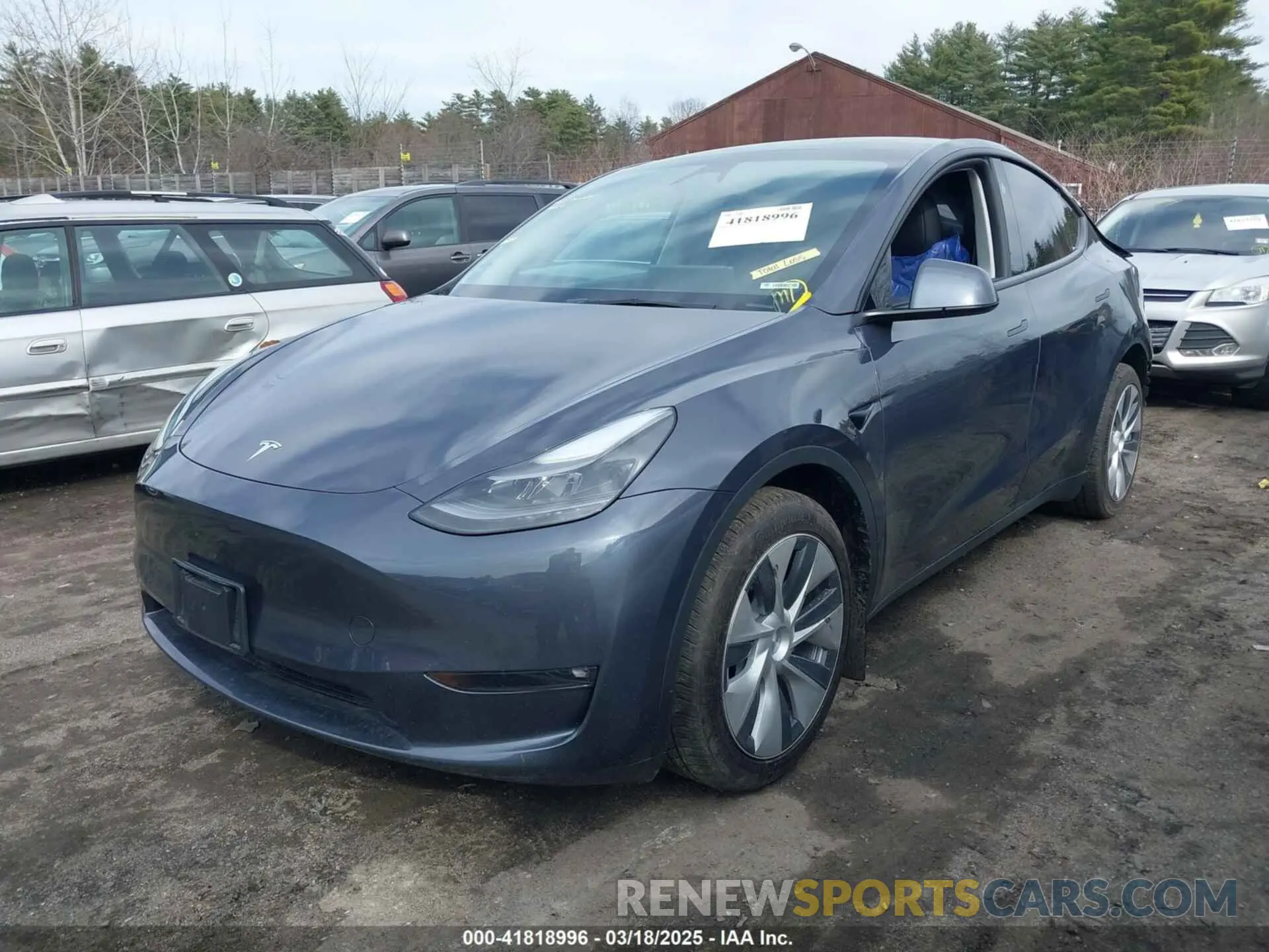 2 fotografías del automóvil dañado 7SAYGAEE7PF963324 TESLA MODEL Y 2023