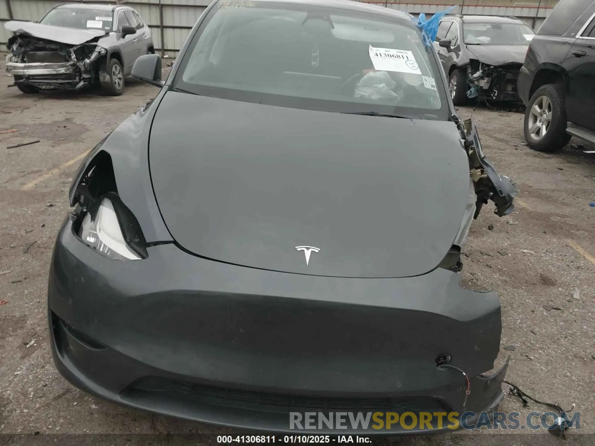 11 fotografías del automóvil dañado 7SAYGAEE8PF587202 TESLA MODEL Y 2023