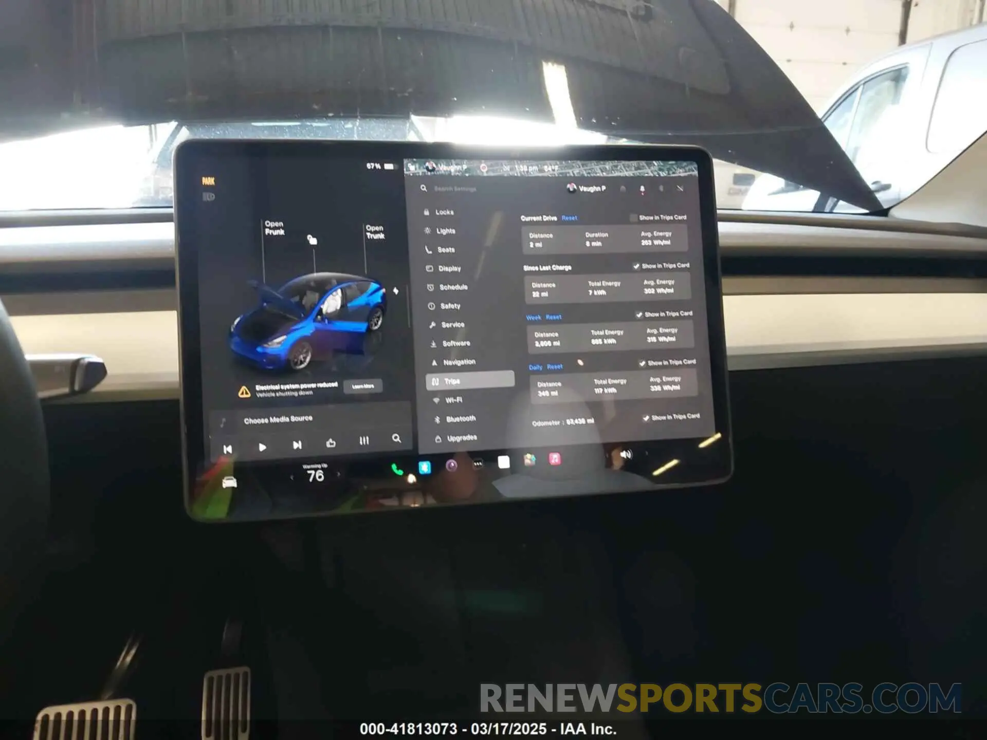 7 fotografías del automóvil dañado 7SAYGAEE8PF661220 TESLA MODEL Y 2023