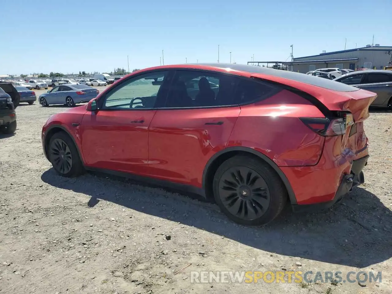 2 fotografías del automóvil dañado 7SAYGAEE8PF747191 TESLA MODEL Y 2023