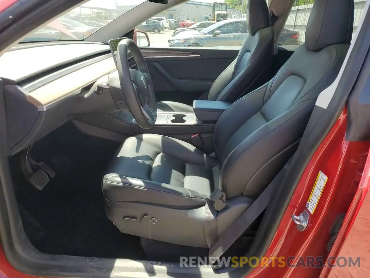 7 fotografías del automóvil dañado 7SAYGAEE8PF747191 TESLA MODEL Y 2023