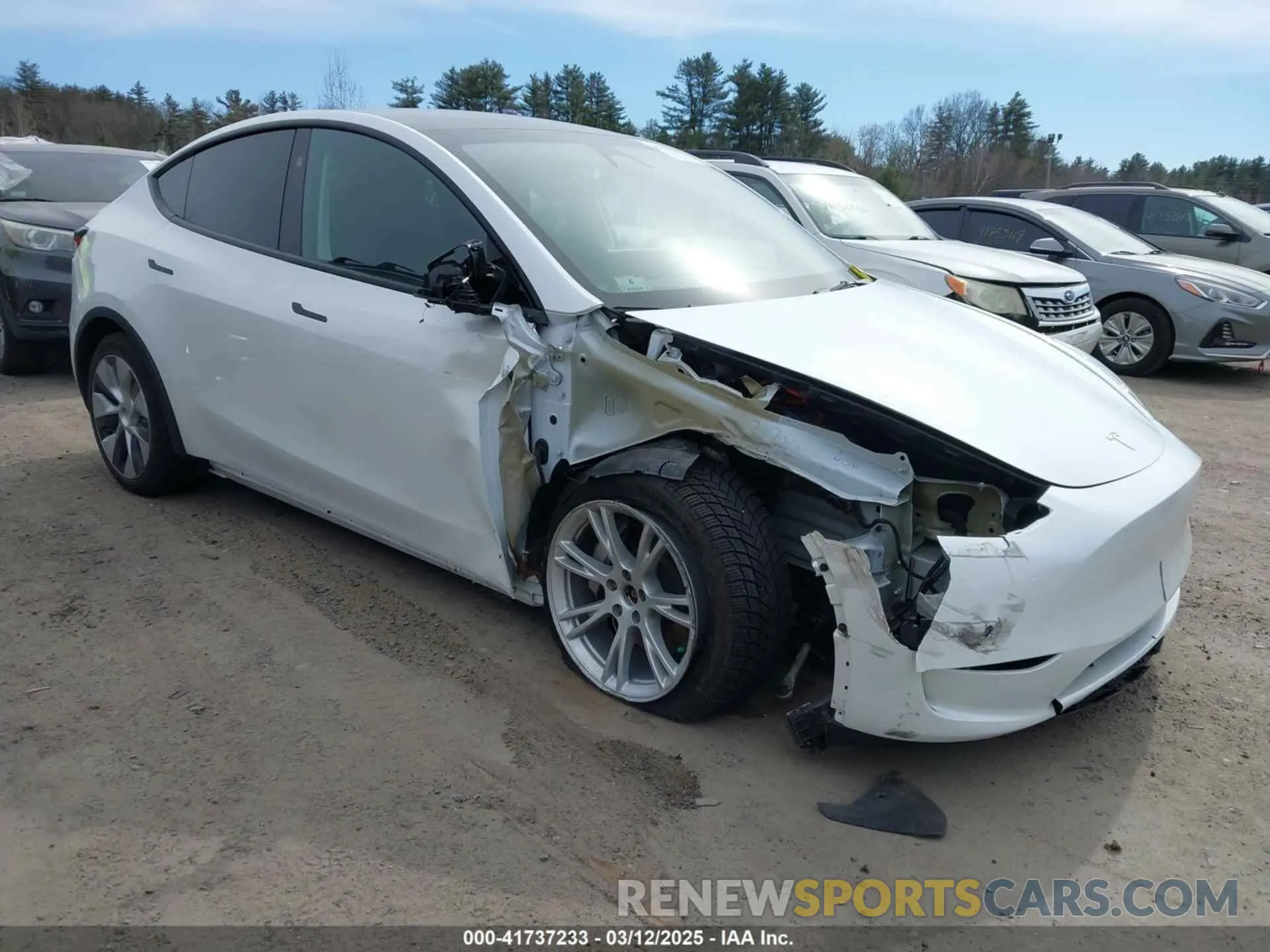 1 fotografías del automóvil dañado 7SAYGAEE8PF792969 TESLA MODEL Y 2023