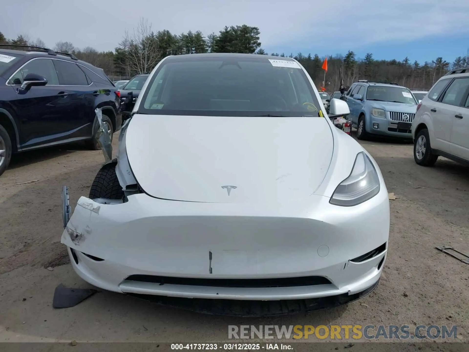 13 fotografías del automóvil dañado 7SAYGAEE8PF792969 TESLA MODEL Y 2023