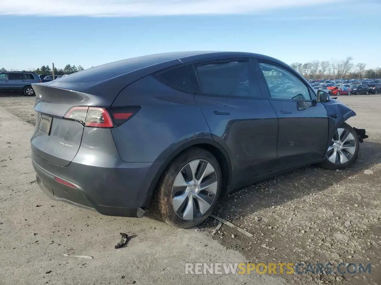 3 fotografías del automóvil dañado 7SAYGAEE8PF902046 TESLA MODEL Y 2023