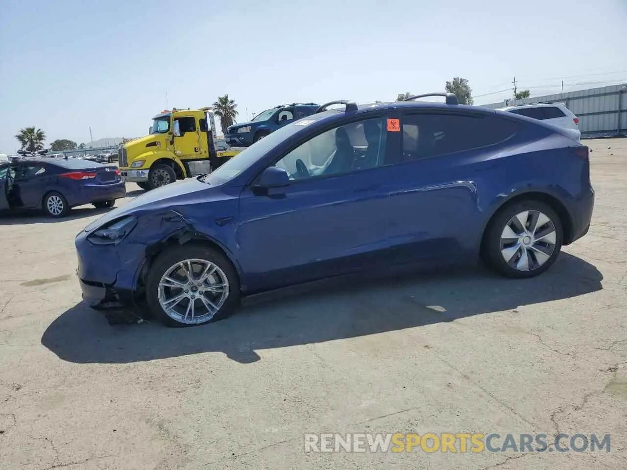 1 fotografías del automóvil dañado 7SAYGAEE8PF927092 TESLA MODEL Y 2023