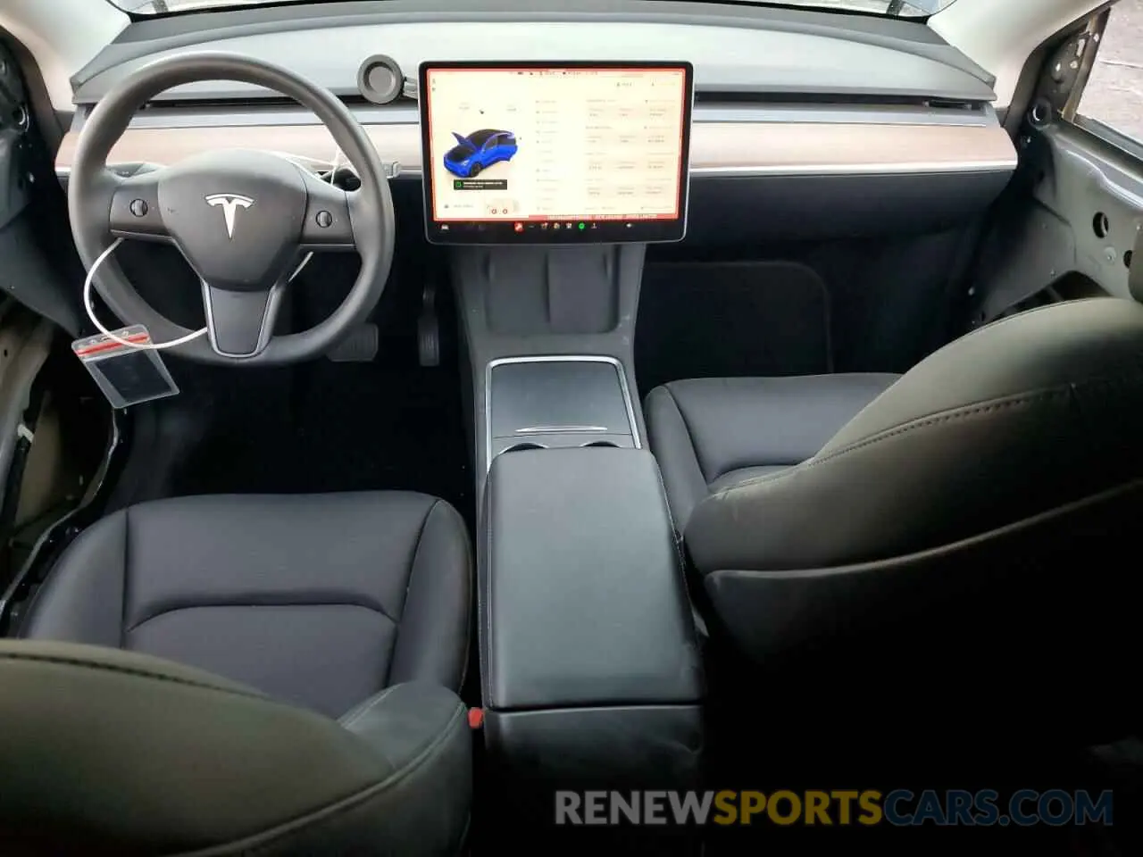 8 fotografías del automóvil dañado 7SAYGAEE8PF980052 TESLA MODEL Y 2023