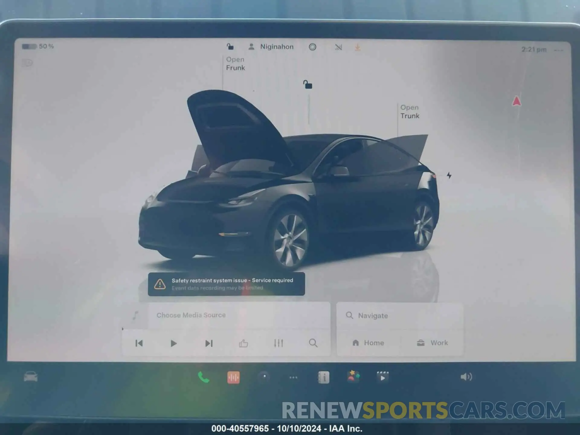 19 fotografías del automóvil dañado 7SAYGAEE9PF716337 TESLA MODEL Y 2023