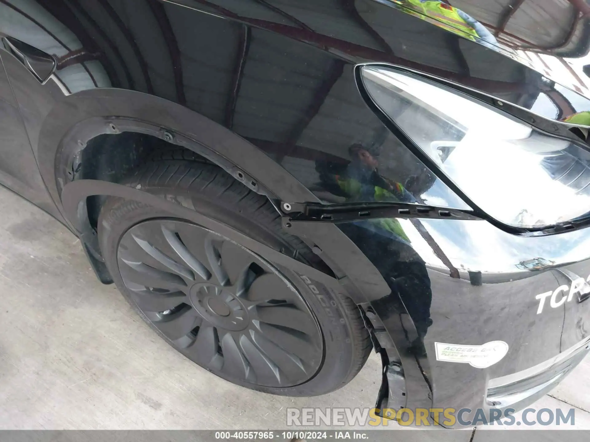 21 fotografías del automóvil dañado 7SAYGAEE9PF716337 TESLA MODEL Y 2023