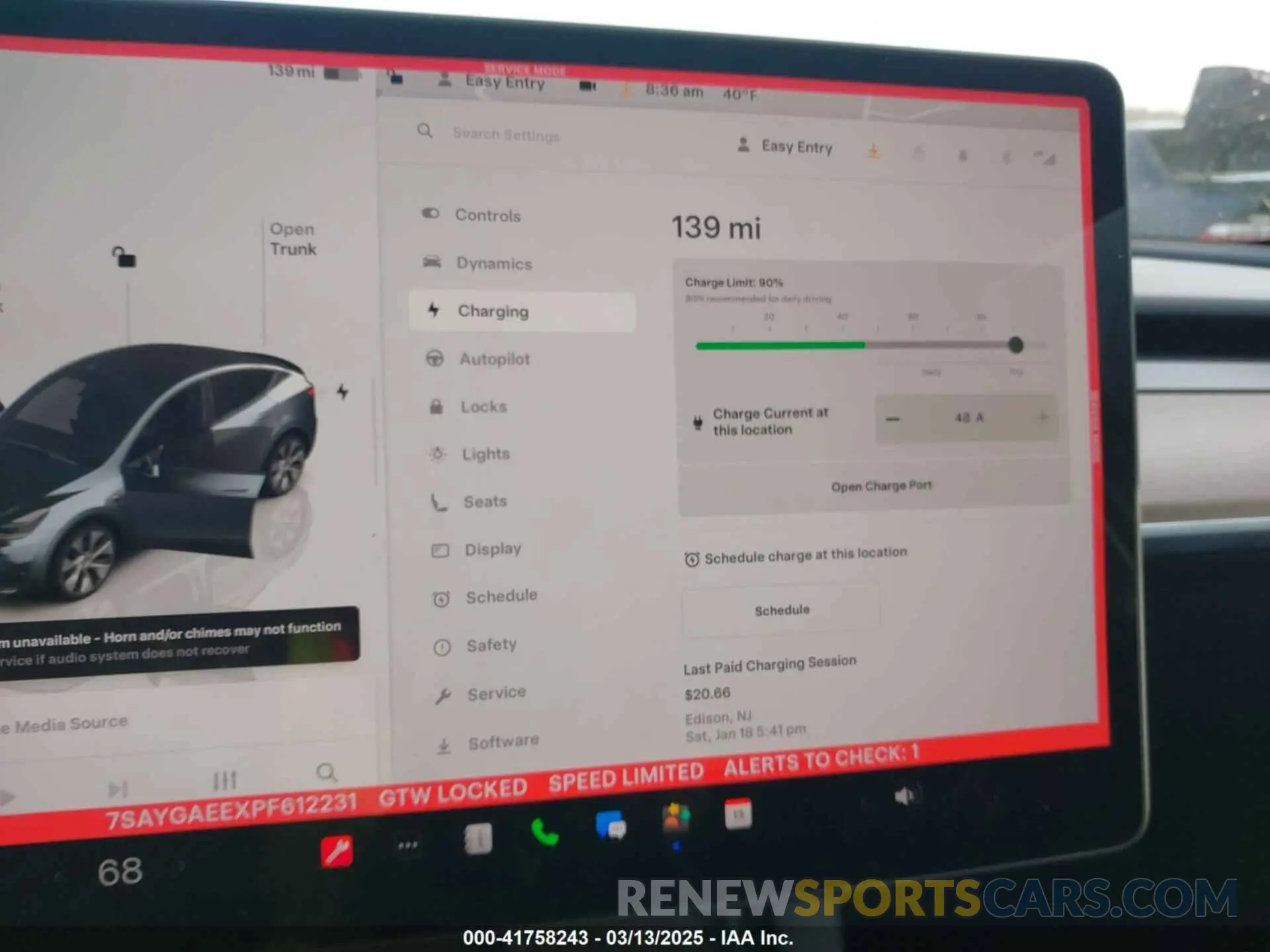 18 fotografías del automóvil dañado 7SAYGAEEXPF612231 TESLA MODEL Y 2023
