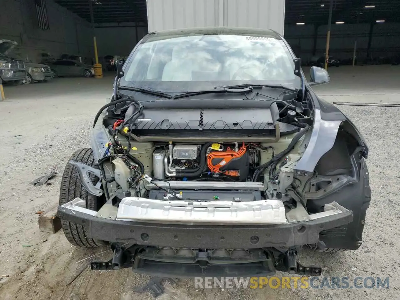 5 fotografías del automóvil dañado 7SAYGDED1PF913589 TESLA MODEL Y 2023