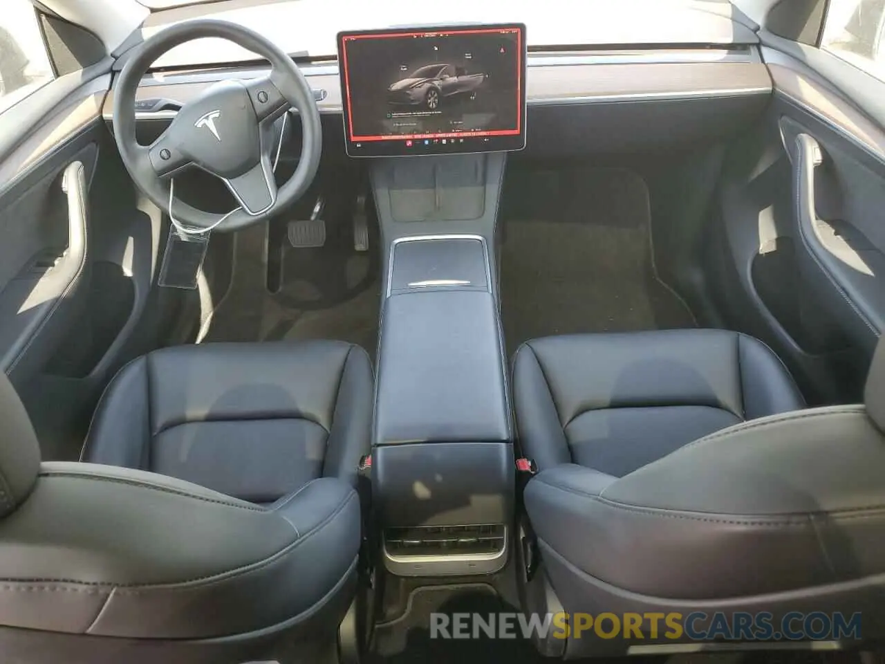 8 fotografías del automóvil dañado 7SAYGDED1PF934944 TESLA MODEL Y 2023