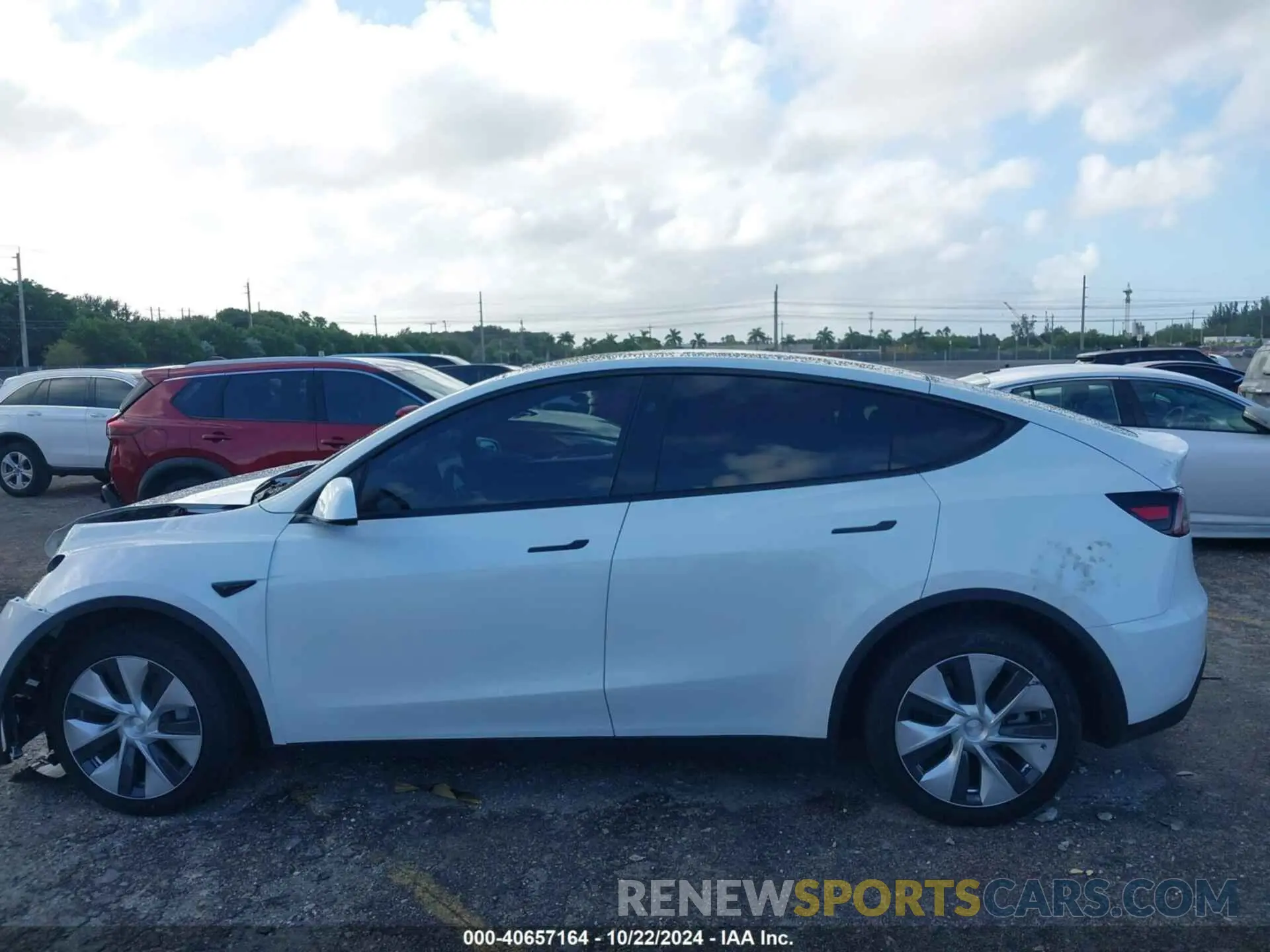 14 fotografías del automóvil dañado 7SAYGDED1PF957284 TESLA MODEL Y 2023
