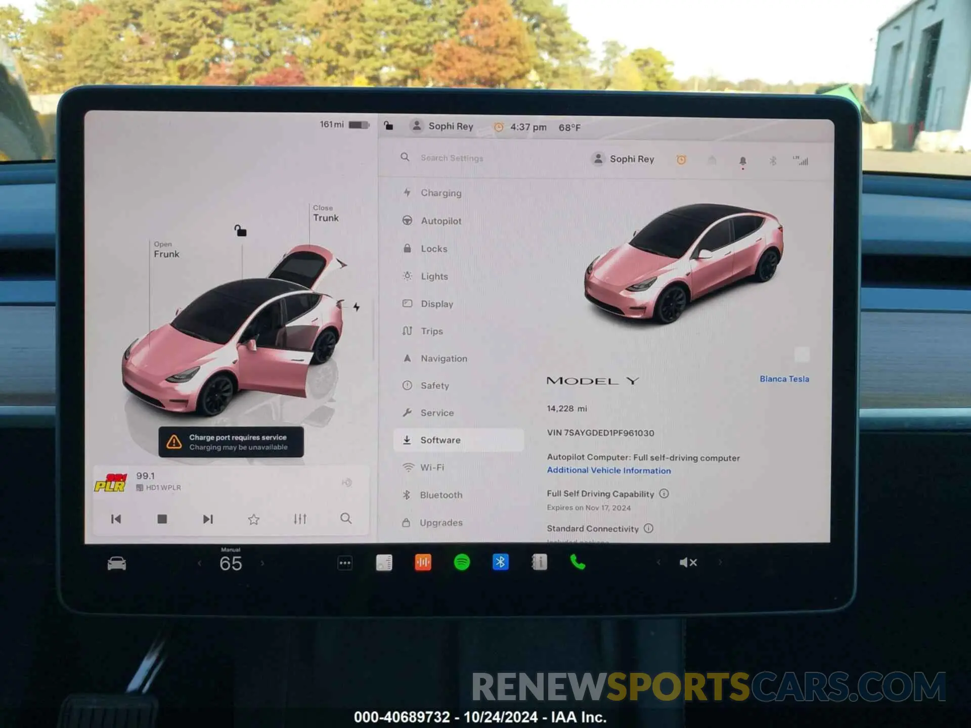 16 fotografías del automóvil dañado 7SAYGDED1PF961030 TESLA MODEL Y 2023