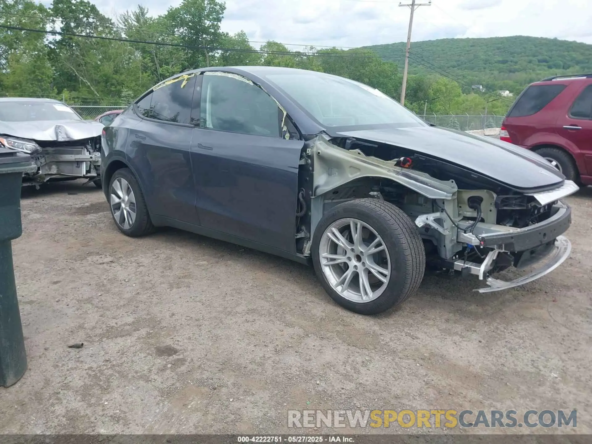 1 fotografías del automóvil dañado 7SAYGDED2PF935181 TESLA MODEL Y 2023