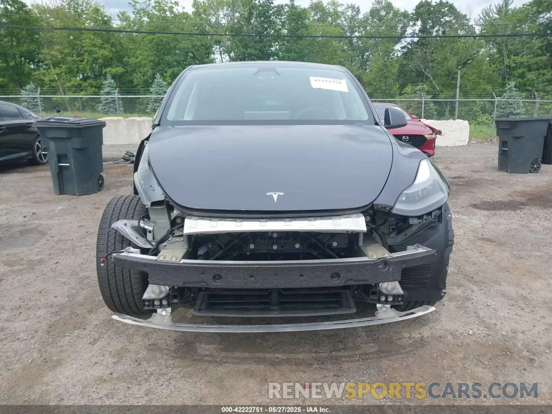 13 fotografías del automóvil dañado 7SAYGDED2PF935181 TESLA MODEL Y 2023
