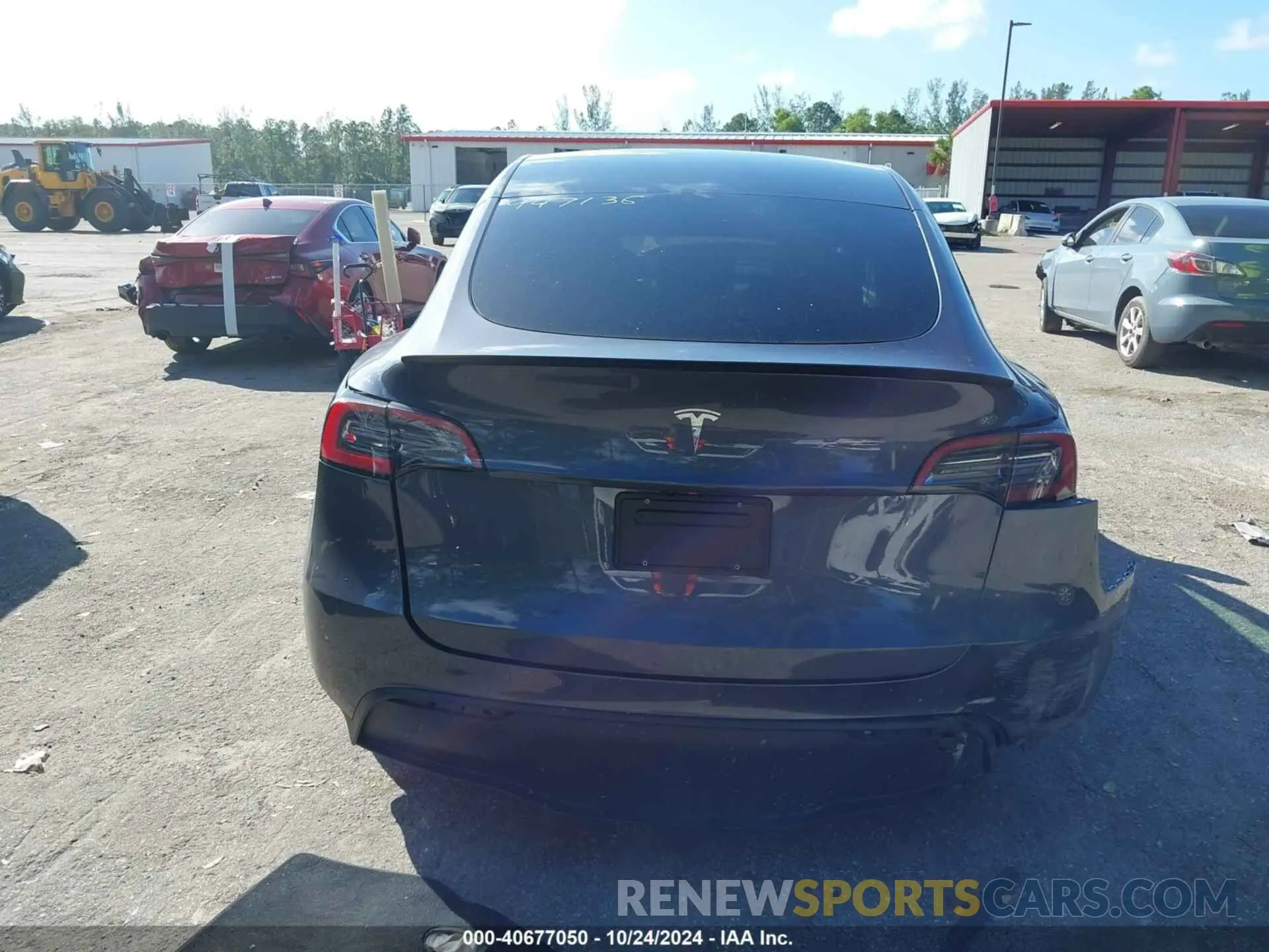 16 fotografías del automóvil dañado 7SAYGDED2PF947136 TESLA MODEL Y 2023
