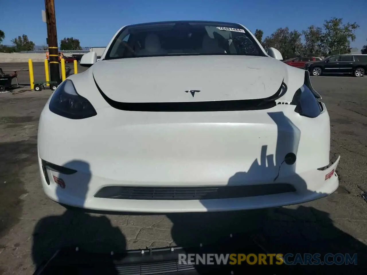 5 fotografías del automóvil dañado 7SAYGDED3PF962910 TESLA MODEL Y 2023