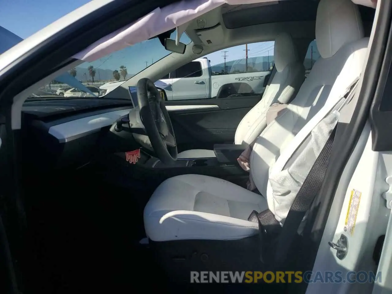 7 fotografías del automóvil dañado 7SAYGDED3PF962910 TESLA MODEL Y 2023