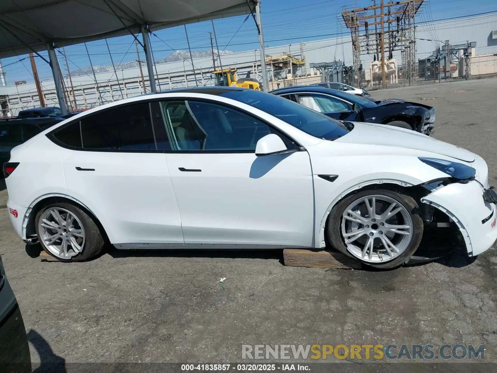 14 fotografías del automóvil dañado 7SAYGDED3PF977004 TESLA MODEL Y 2023