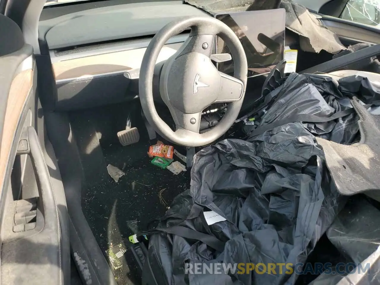 8 fotografías del automóvil dañado 7SAYGDED4PF931181 TESLA MODEL Y 2023