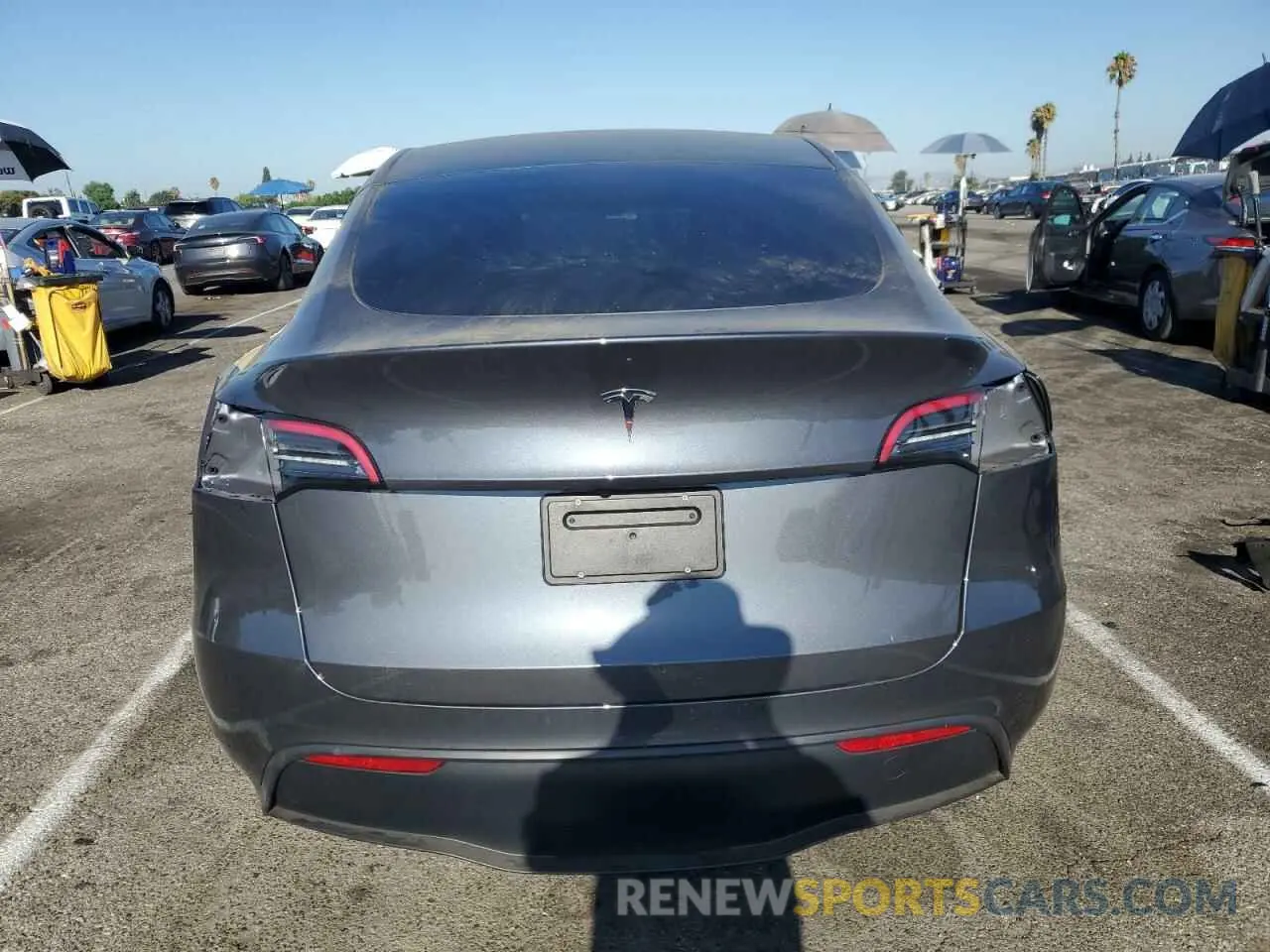 6 fotografías del automóvil dañado 7SAYGDED4PF947865 TESLA MODEL Y 2023
