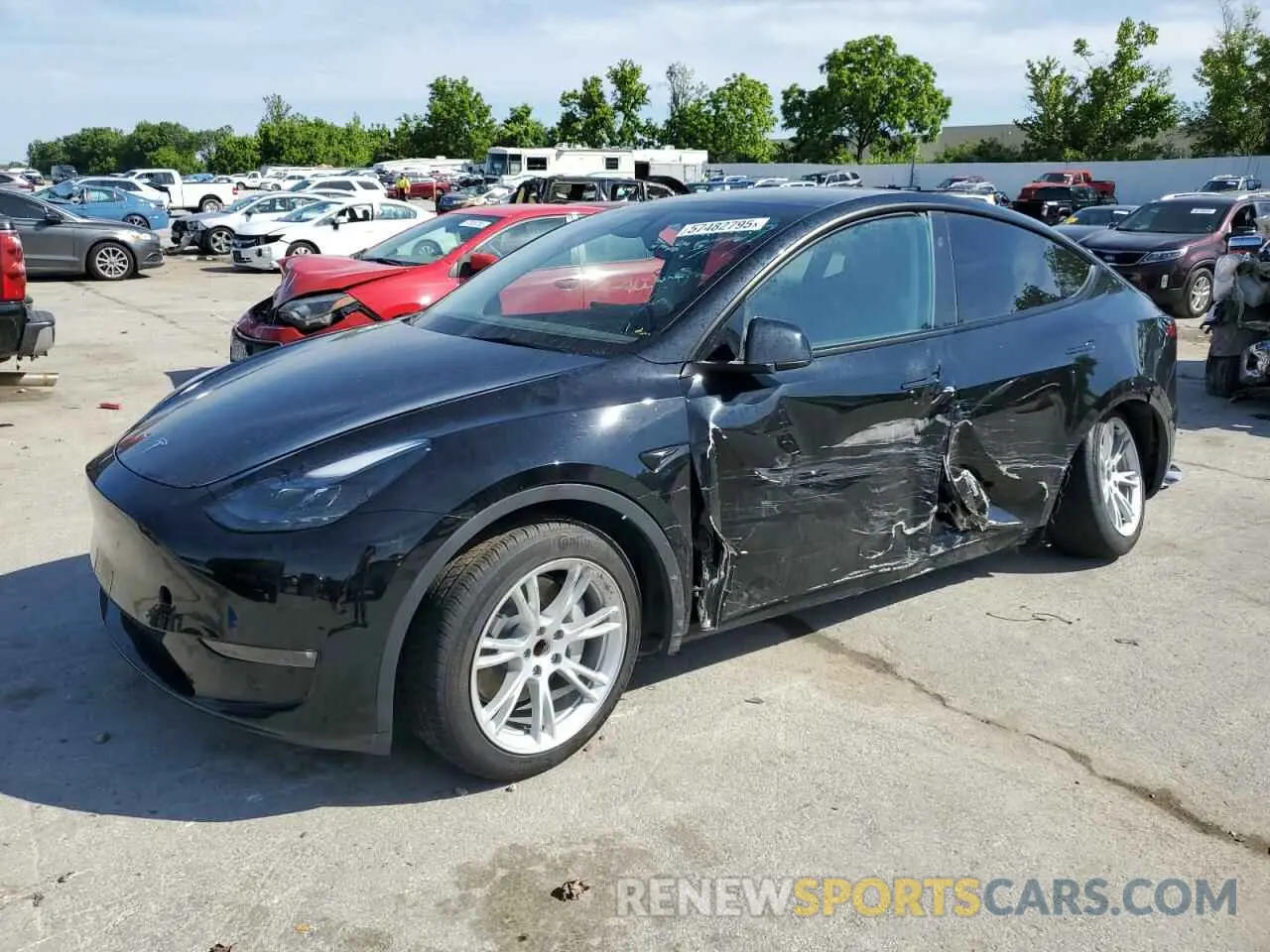 1 fotografías del automóvil dañado 7SAYGDED4PF966366 TESLA MODEL Y 2023