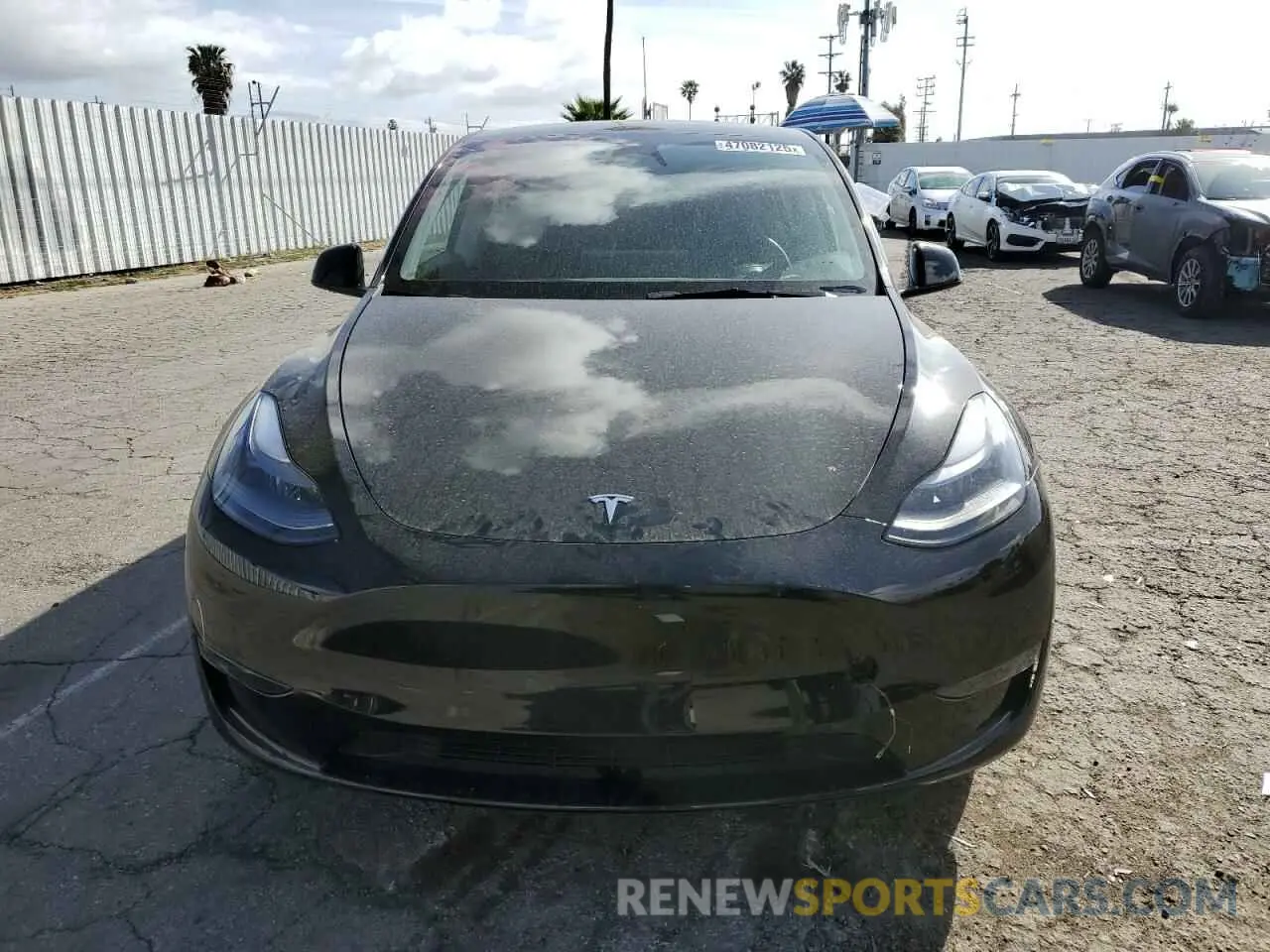 5 fotografías del automóvil dañado 7SAYGDED6PF939931 TESLA MODEL Y 2023