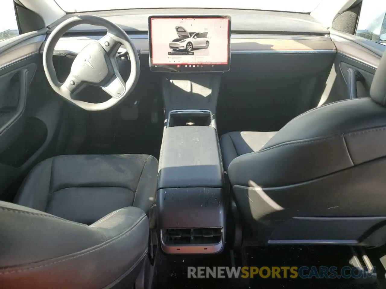 8 fotografías del automóvil dañado 7SAYGDED6PF970077 TESLA MODEL Y 2023