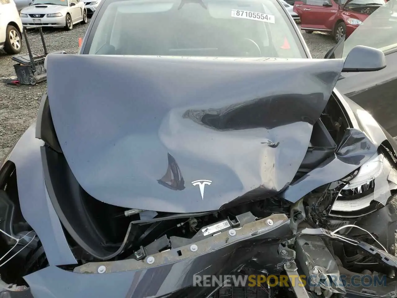 12 fotografías del automóvil dañado 7SAYGDED8PF934679 TESLA MODEL Y 2023