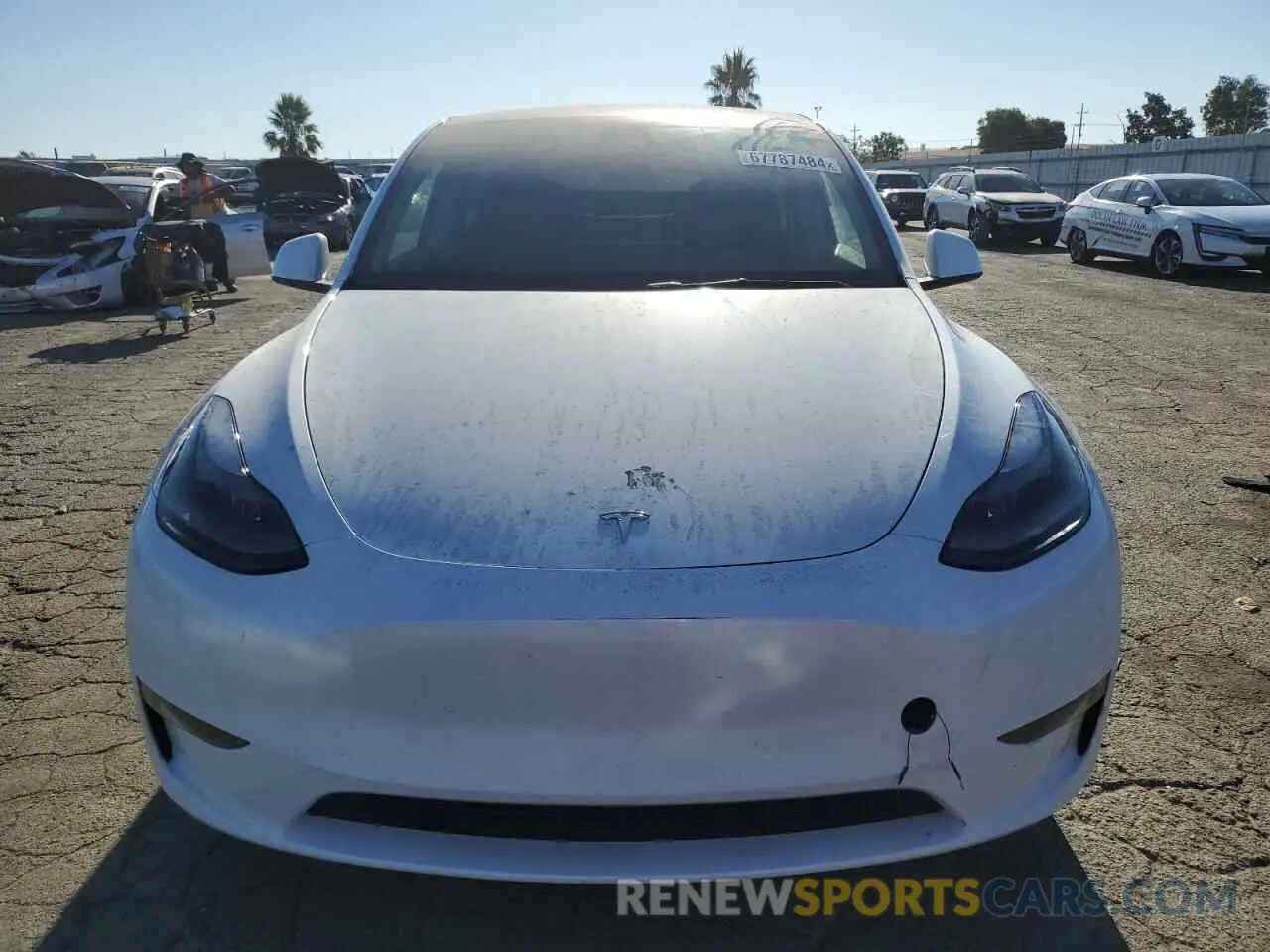 5 fotografías del automóvil dañado 7SAYGDED8PF959565 TESLA MODEL Y 2023