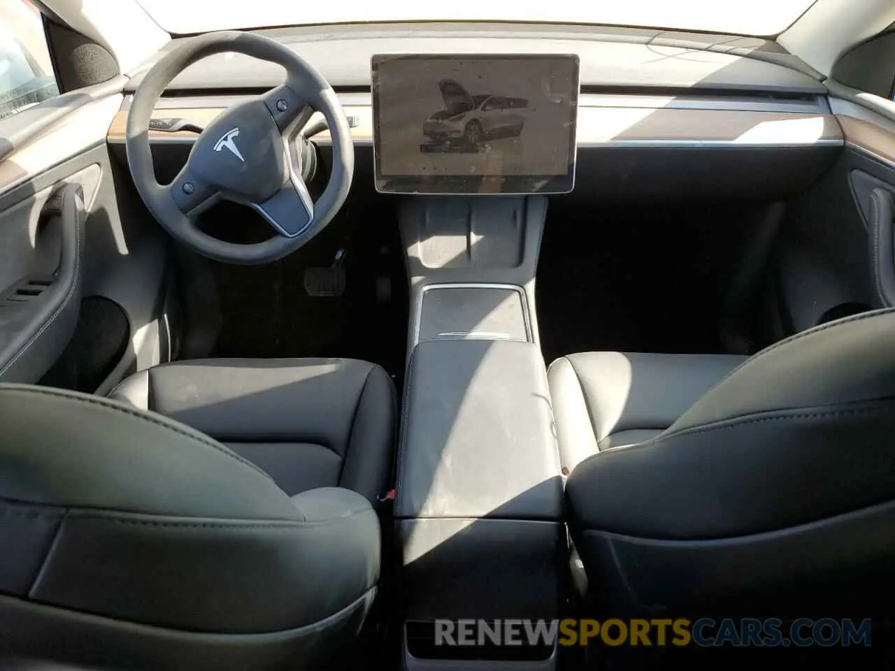 8 fotografías del automóvil dañado 7SAYGDED8PF959565 TESLA MODEL Y 2023