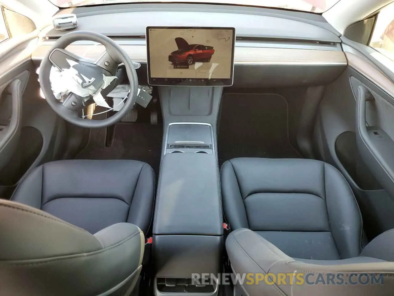 8 fotografías del automóvil dañado 7SAYGDED8PF971795 TESLA MODEL Y 2023