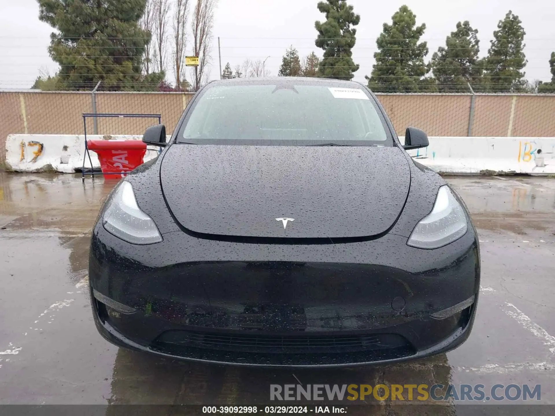 11 fotografías del automóvil dañado 7SAYGDED8PF976883 TESLA MODEL Y 2023
