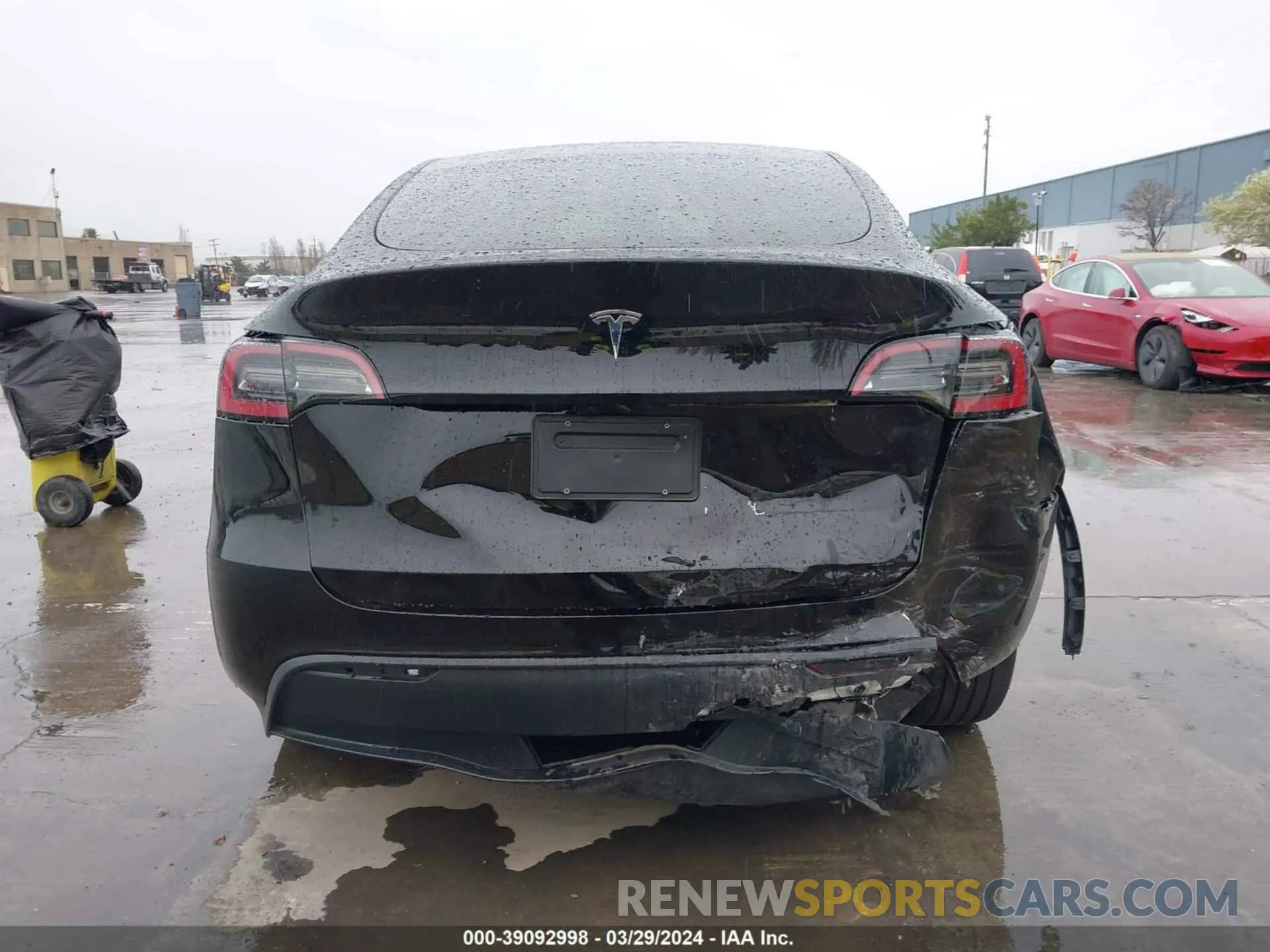 15 fotografías del automóvil dañado 7SAYGDED8PF976883 TESLA MODEL Y 2023