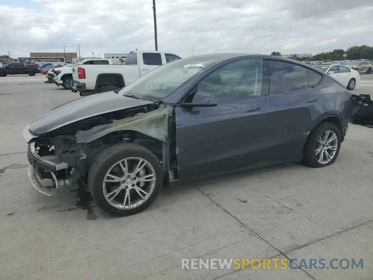 1 fotografías del automóvil dañado 7SAYGDED9PF965231 TESLA MODEL Y 2023