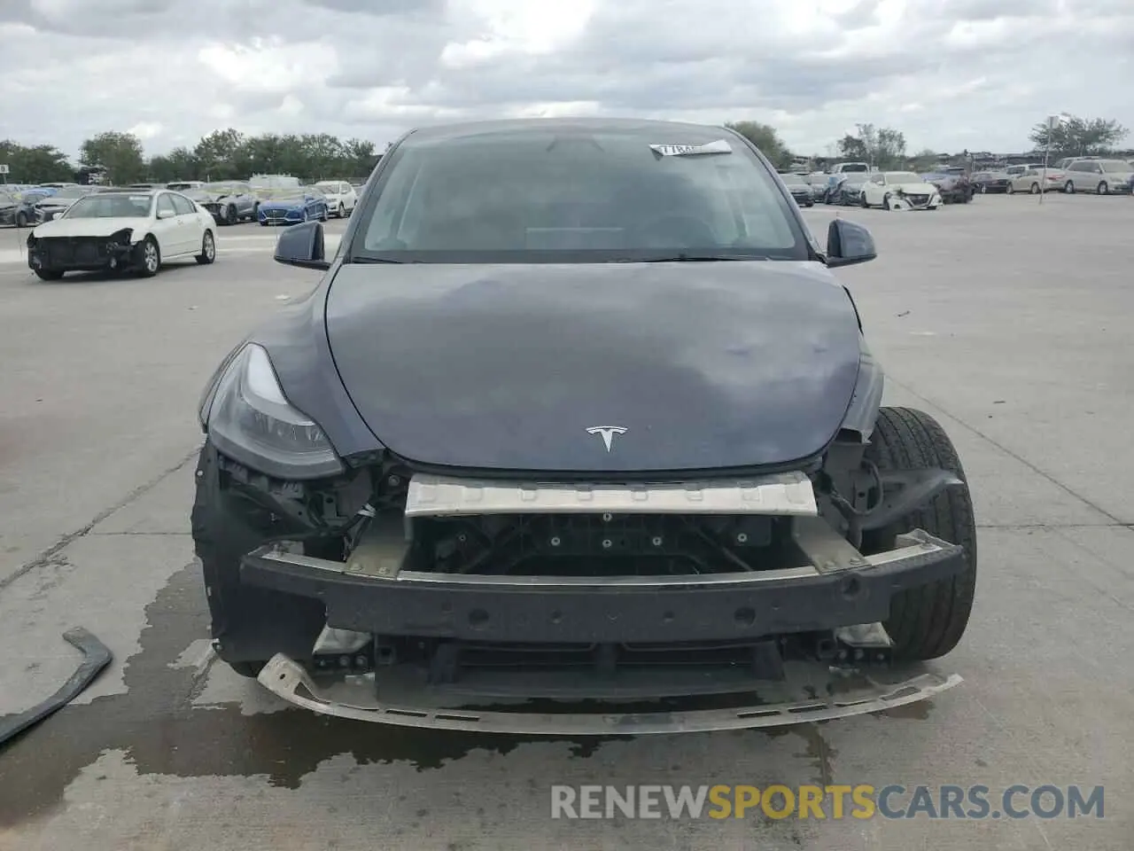 5 fotografías del automóvil dañado 7SAYGDED9PF965231 TESLA MODEL Y 2023