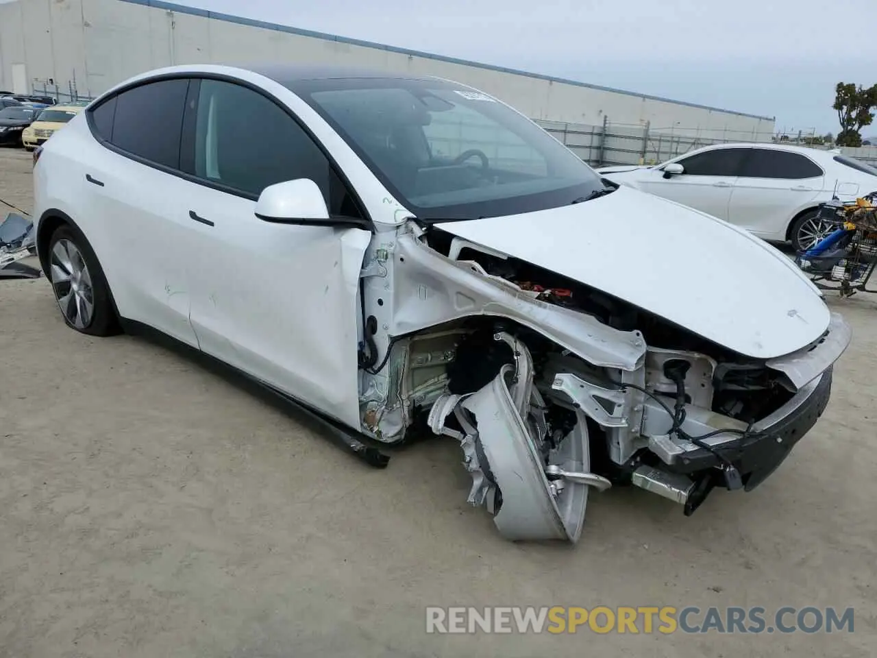4 fotografías del automóvil dañado 7SAYGDEDXPF972298 TESLA MODEL Y 2023