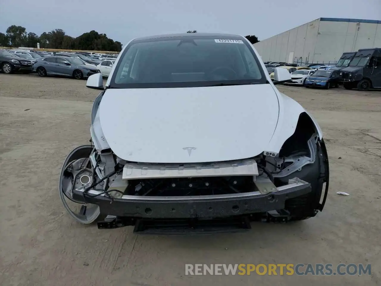 5 fotografías del automóvil dañado 7SAYGDEDXPF972298 TESLA MODEL Y 2023