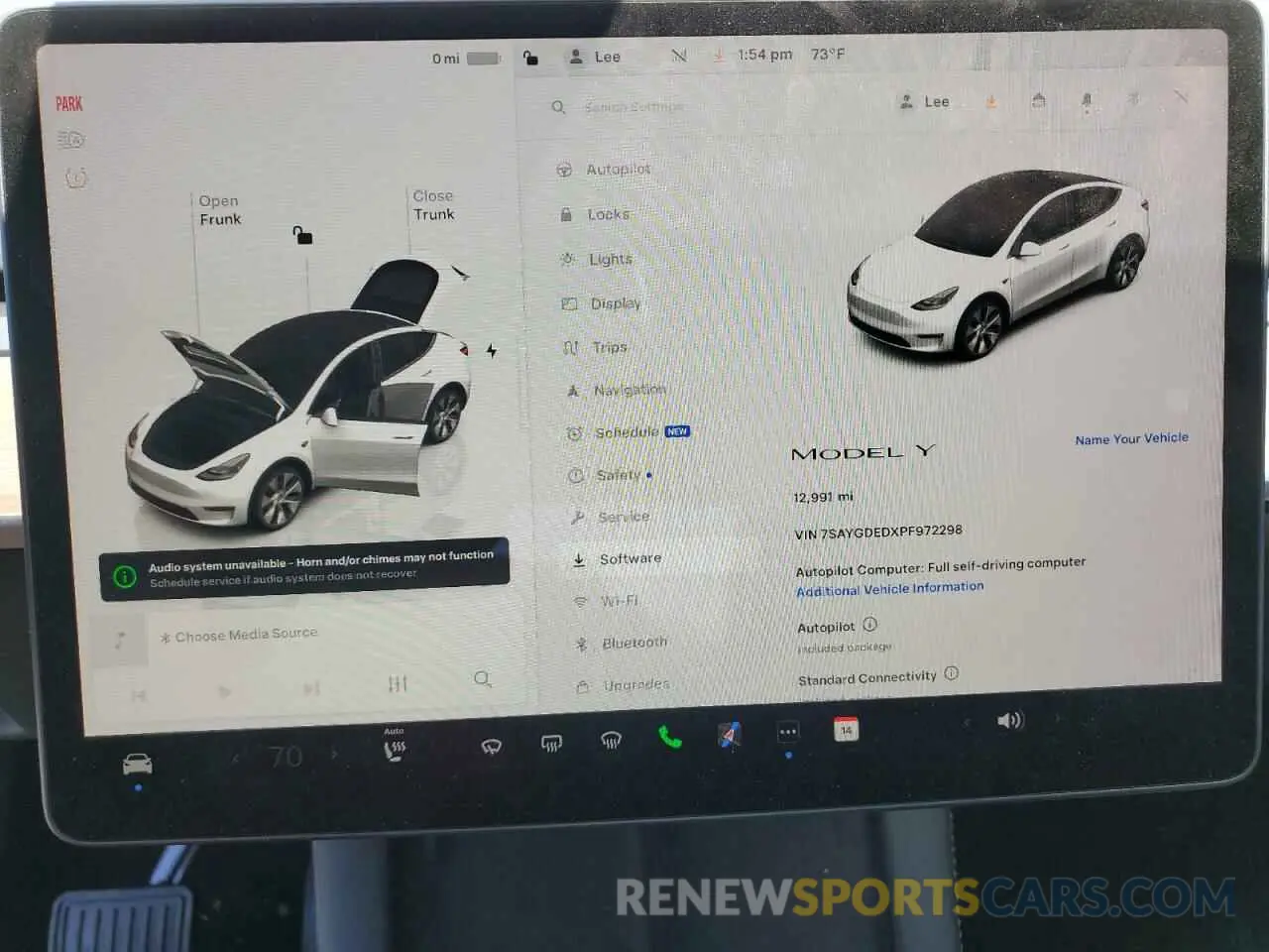 9 fotografías del automóvil dañado 7SAYGDEDXPF972298 TESLA MODEL Y 2023