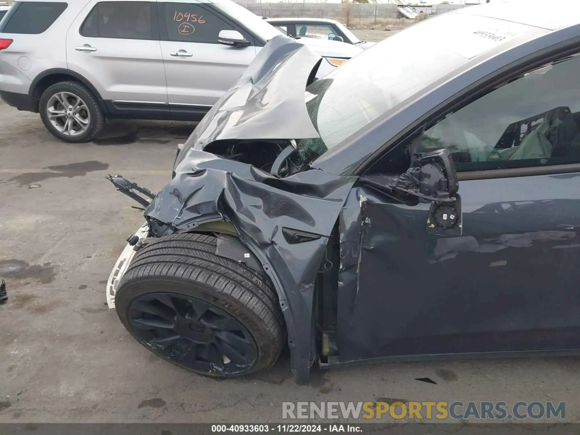 6 fotografías del automóvil dañado 7SAYGDEE0PA029312 TESLA MODEL Y 2023