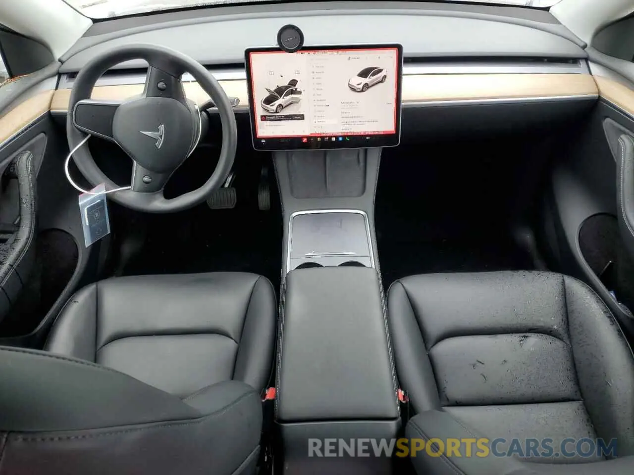 8 fotografías del automóvil dañado 7SAYGDEE0PA035773 TESLA MODEL Y 2023