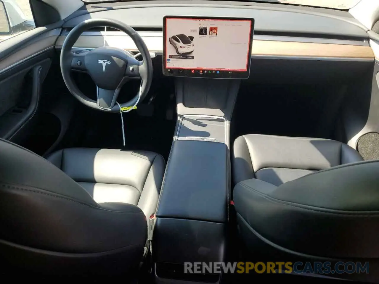 8 fotografías del automóvil dañado 7SAYGDEE0PA037684 TESLA MODEL Y 2023