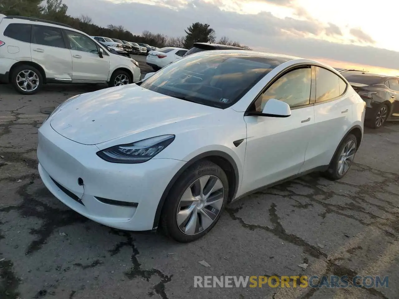 1 fotografías del automóvil dañado 7SAYGDEE0PA056087 TESLA MODEL Y 2023