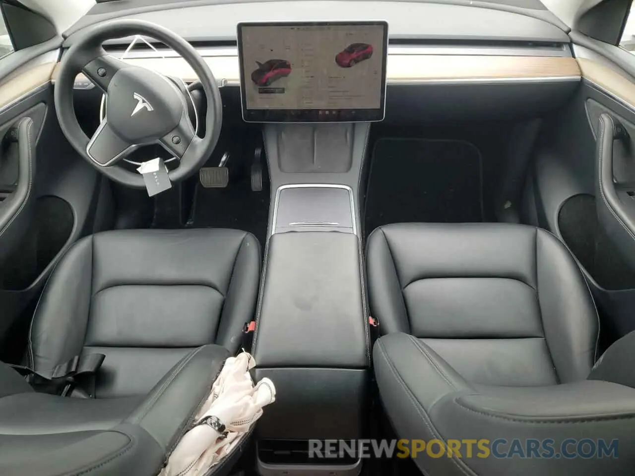 8 fotografías del automóvil dañado 7SAYGDEE0PA056087 TESLA MODEL Y 2023