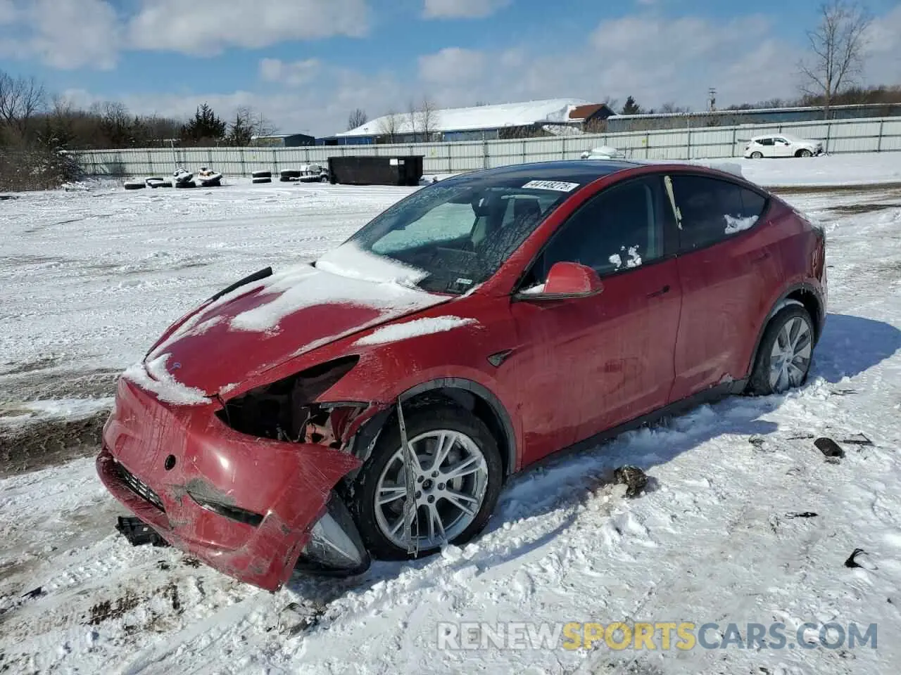 1 fotografías del automóvil dañado 7SAYGDEE0PA086738 TESLA MODEL Y 2023