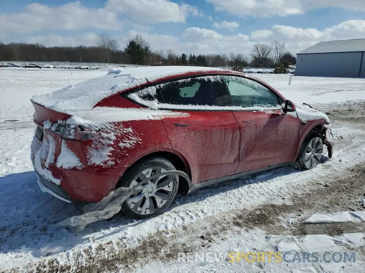 3 fotografías del automóvil dañado 7SAYGDEE0PA086738 TESLA MODEL Y 2023